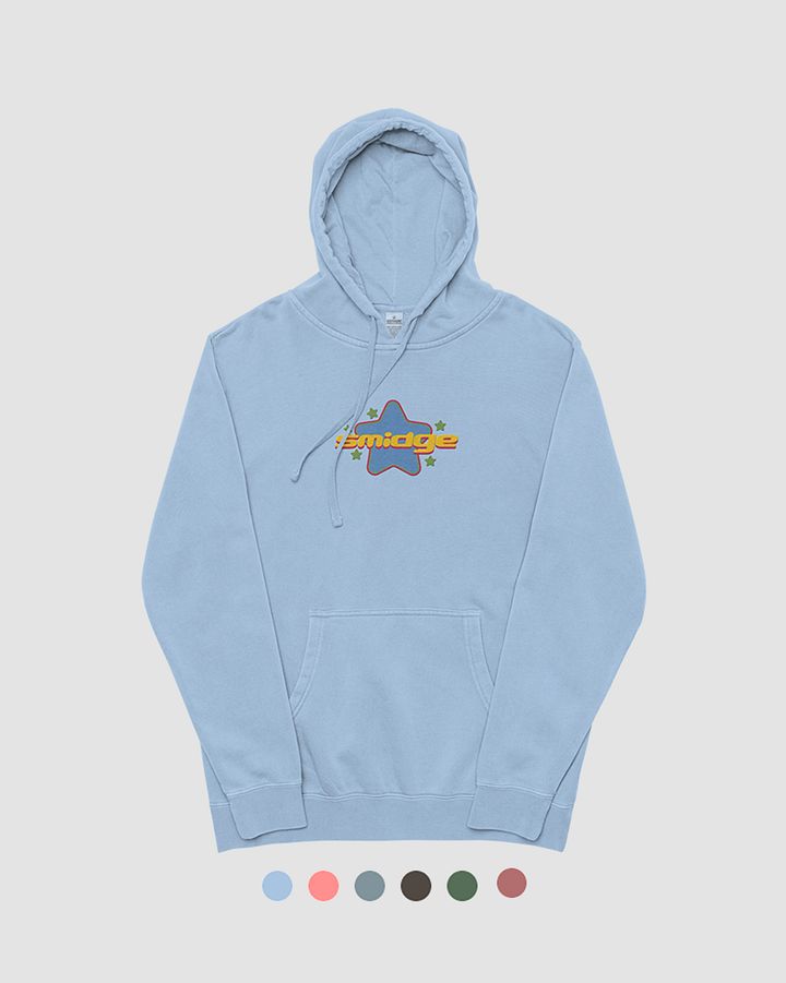 smidge star embroidered hoodie product image (1)