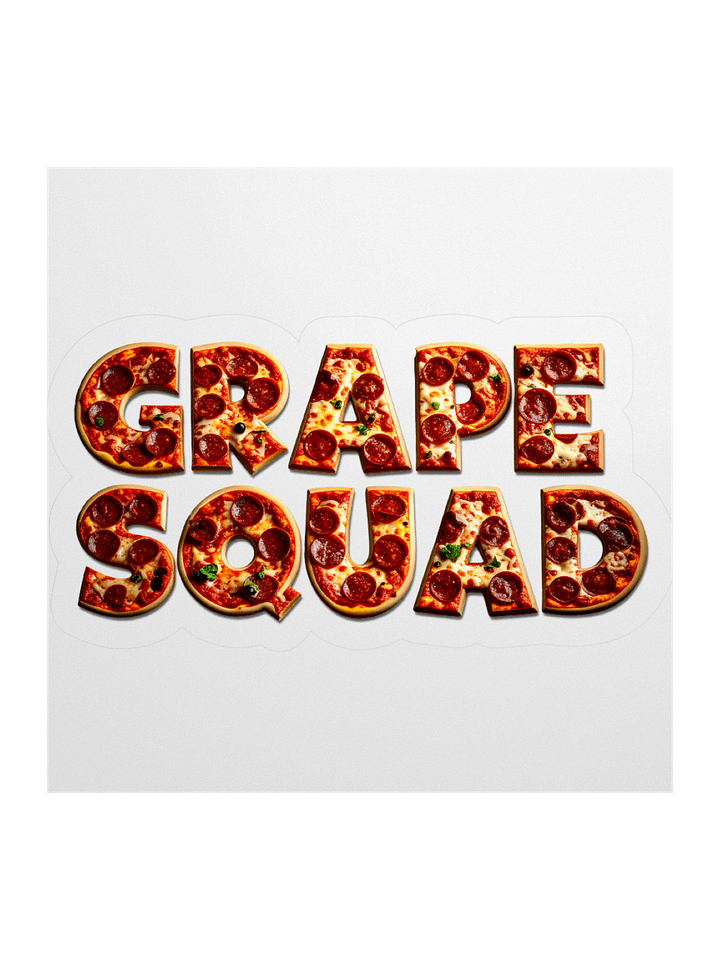 Grape Squad Pizza Sticker product image (1)