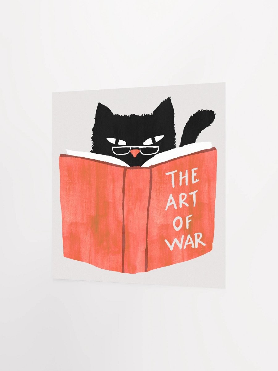 Diabolic cat art print product image (7)