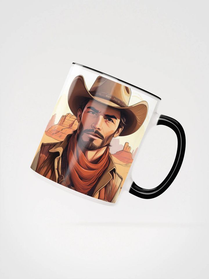 Ceramic Mug with Color inside male cowboys product image (5)