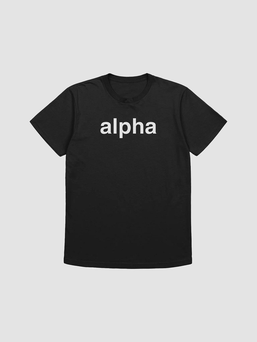 alpha black t-shirt product image (1)