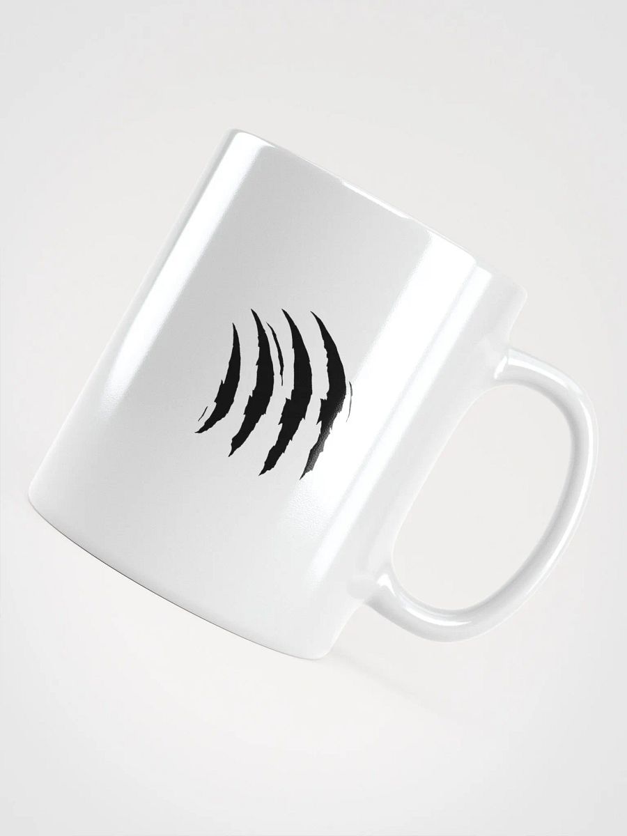 Taza blanca brillante edición TryTiger (Garra negra) product image (6)