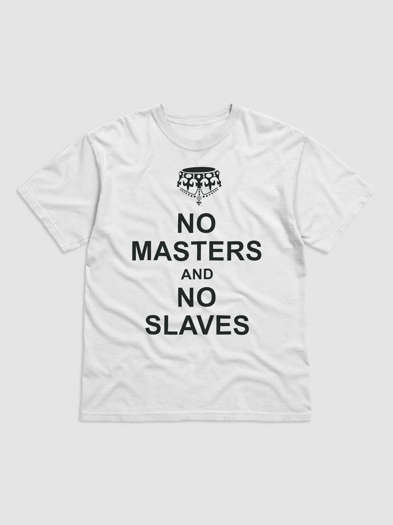 No Masters No Slaves White Short product image (1)