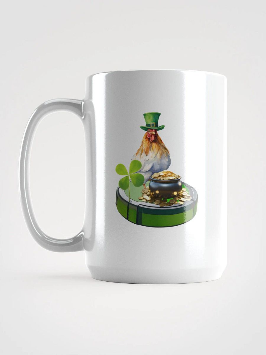 Lucky Clucks White Glossy Mug product image (1)