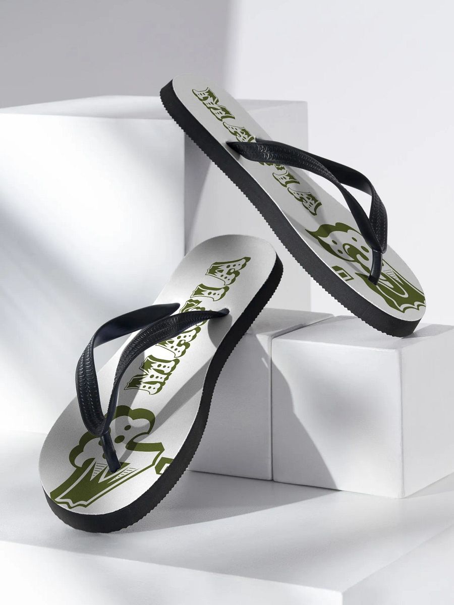 Artistic Numerical Connection Flip-Flops product image (2)