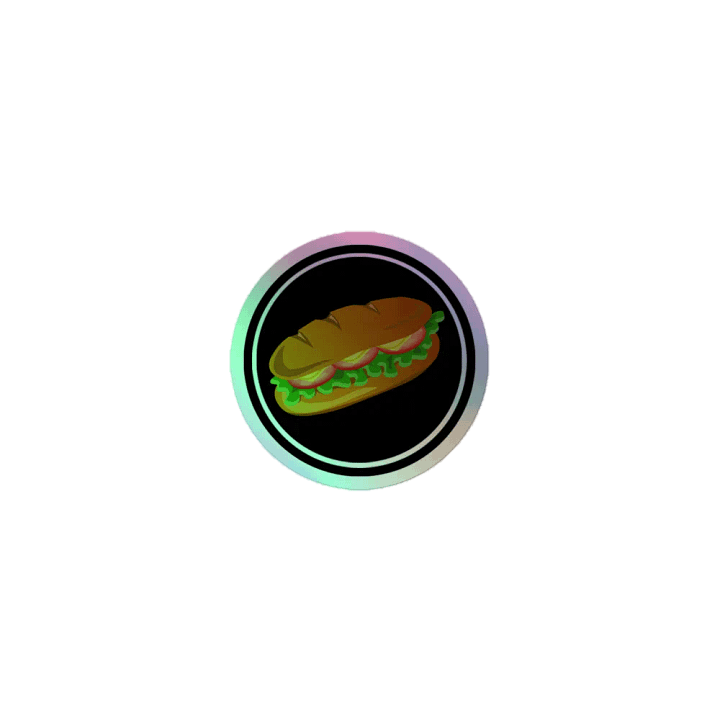 Deli Dreams Holographic Sticker Sheet product image (1)