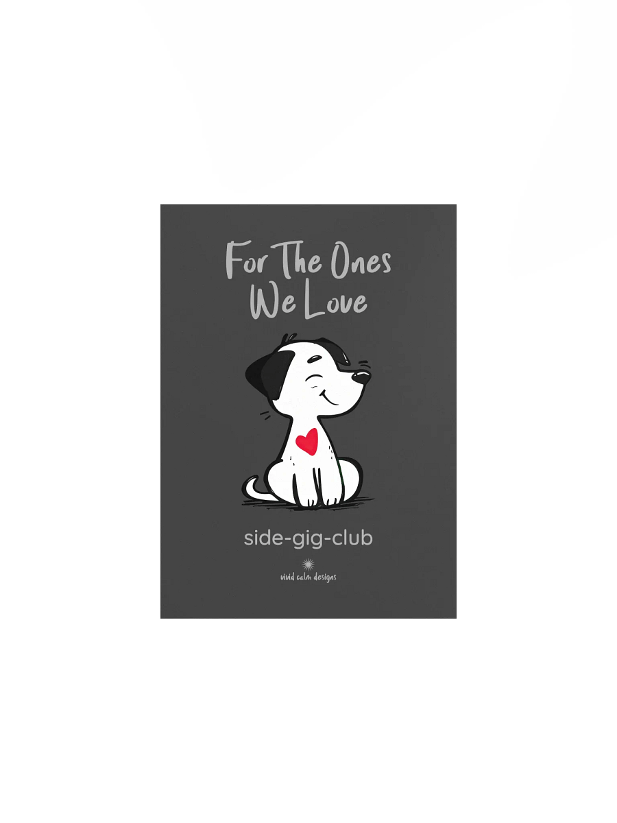 For the Ones We Love: Adorable Puppy Wall Art (Unframed) product image (1)