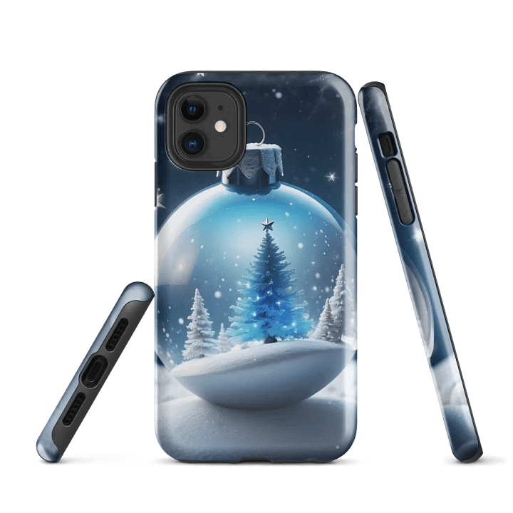 Winter Wonderland Glass Ball iPhone® Tough Case product image (1)