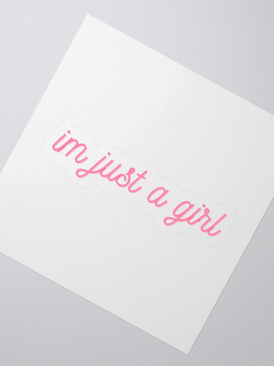 im just a girl - pink product image (2)