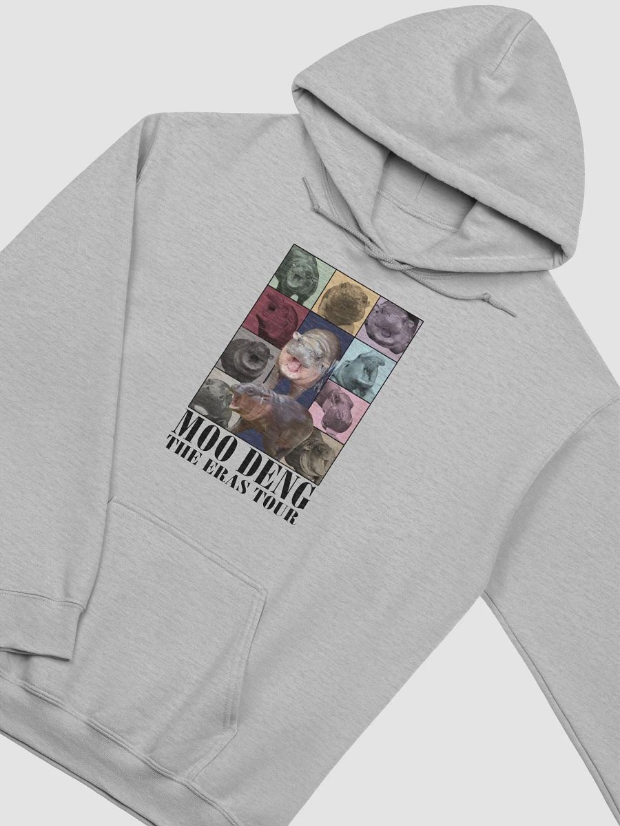 In My Moo Deng Era Playful Hippo Expressions Hoodie product image (2)
