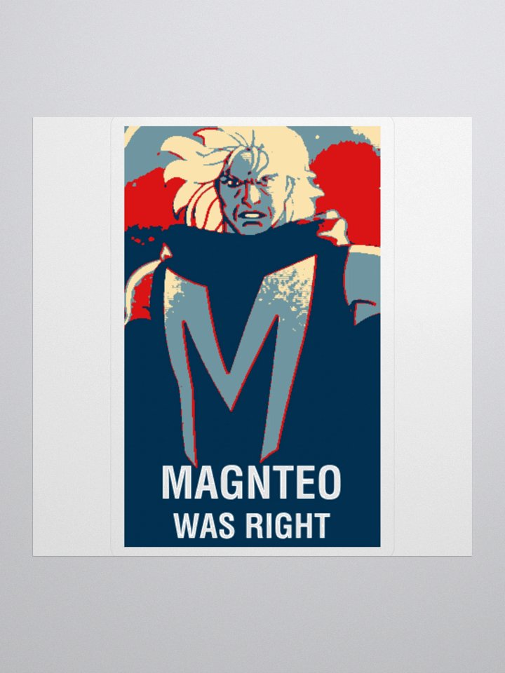Magneto Was Right Stickers product image (1)