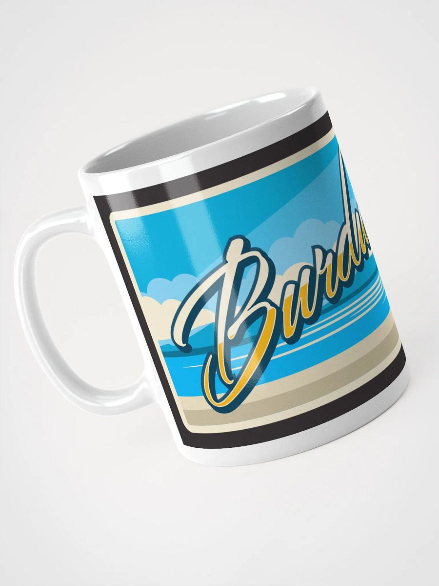 Burdur Cityscape Art Mug - Turkish Mountain and Lake View Design product image (9)