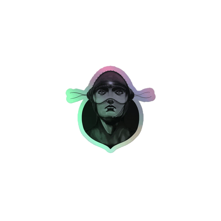 Metron the Singularity of White Noise Holofoil Sticker product image (1)