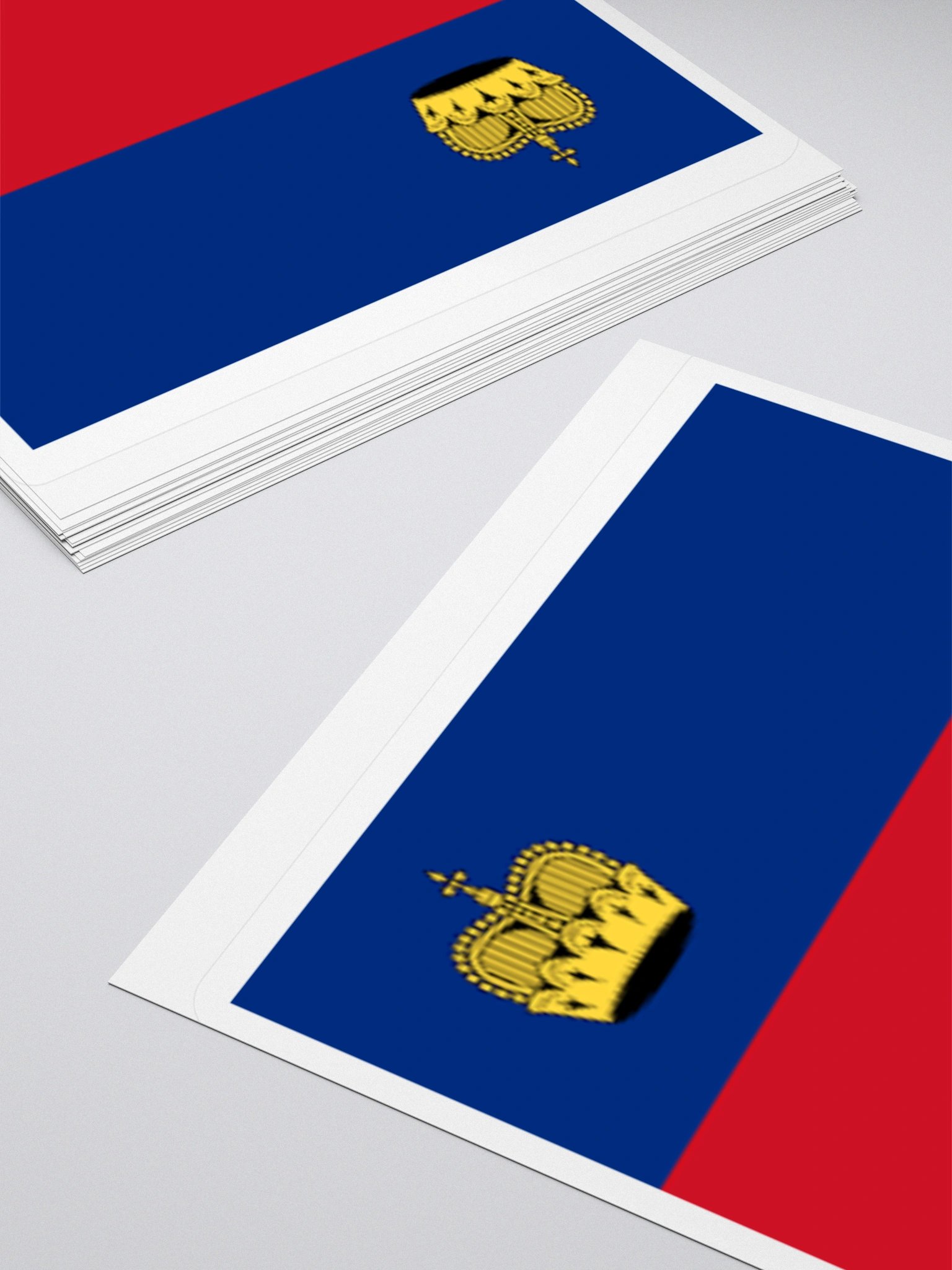Liechtenstein Flag Sticker | Crown Design | Durable Vinyl | 3 Sizes product image (10)