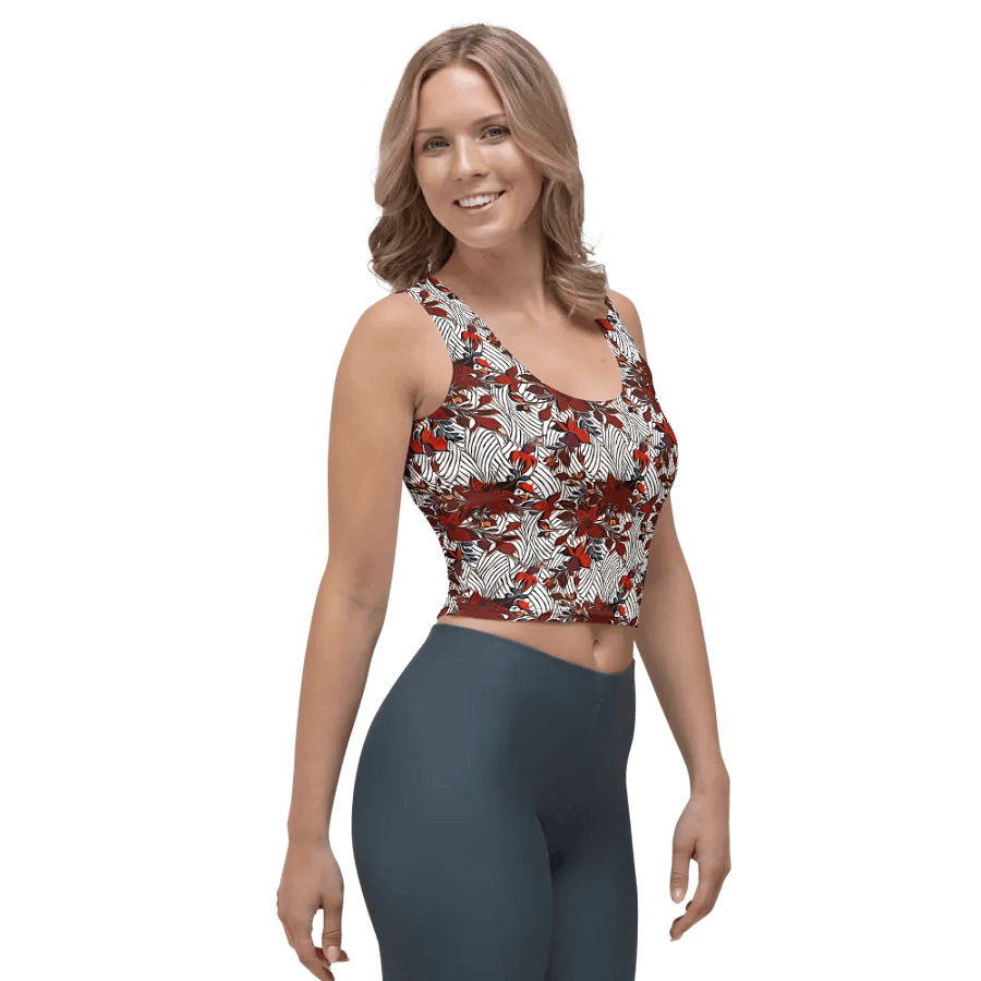 Floral Stripes | Crop Top product image (4)