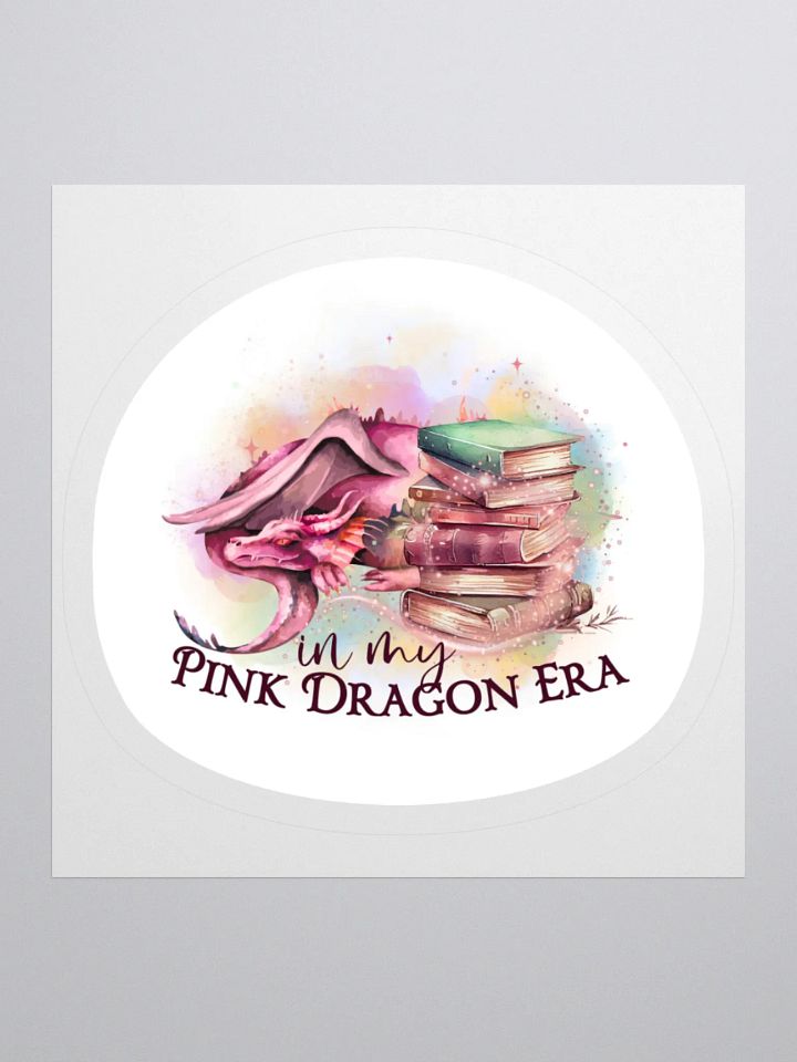 Elven Heartbound Sticker ~ "In my Pink Dragon Era" product image (1)