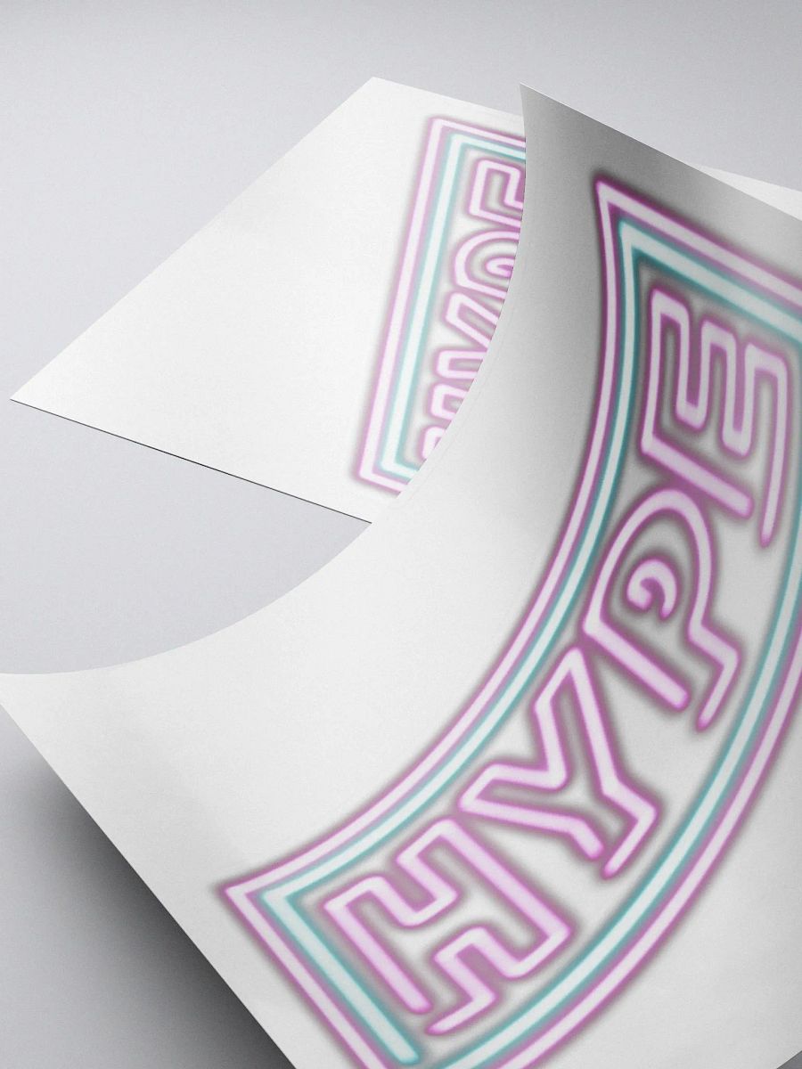WolfLemon HYPE Neon Sticker product image (4)
