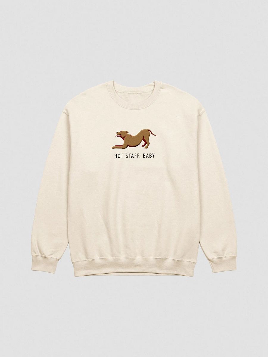 Hot Staff, Baby Sweatshirt (Embroidered) of a Staffordshire Terrier product image (4)