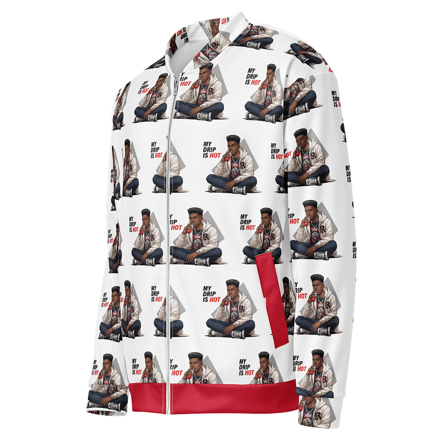 Unisex My Drip Is Hot All-Over Print Bomber Jacket product image (3)