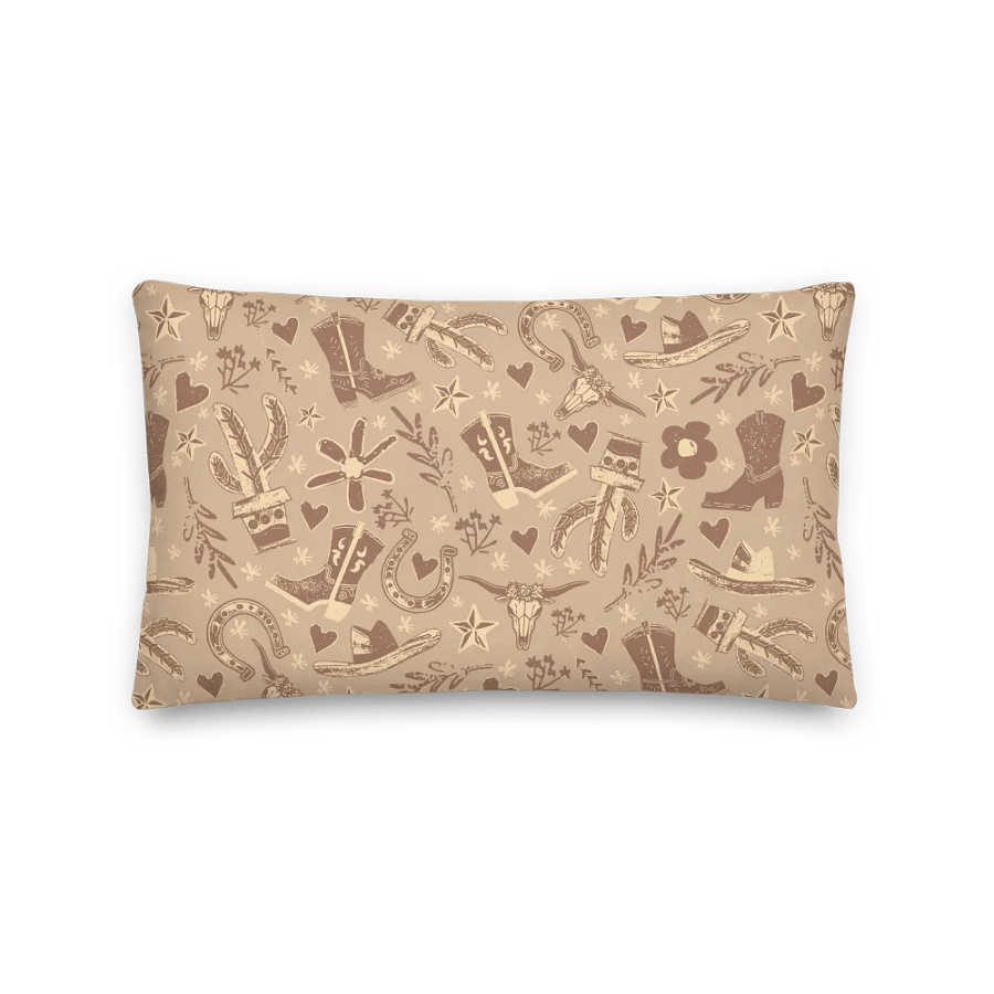 Rustic Western Vibes Throw Pillow in Pantone’s Color of the Year 2025 product image (5)