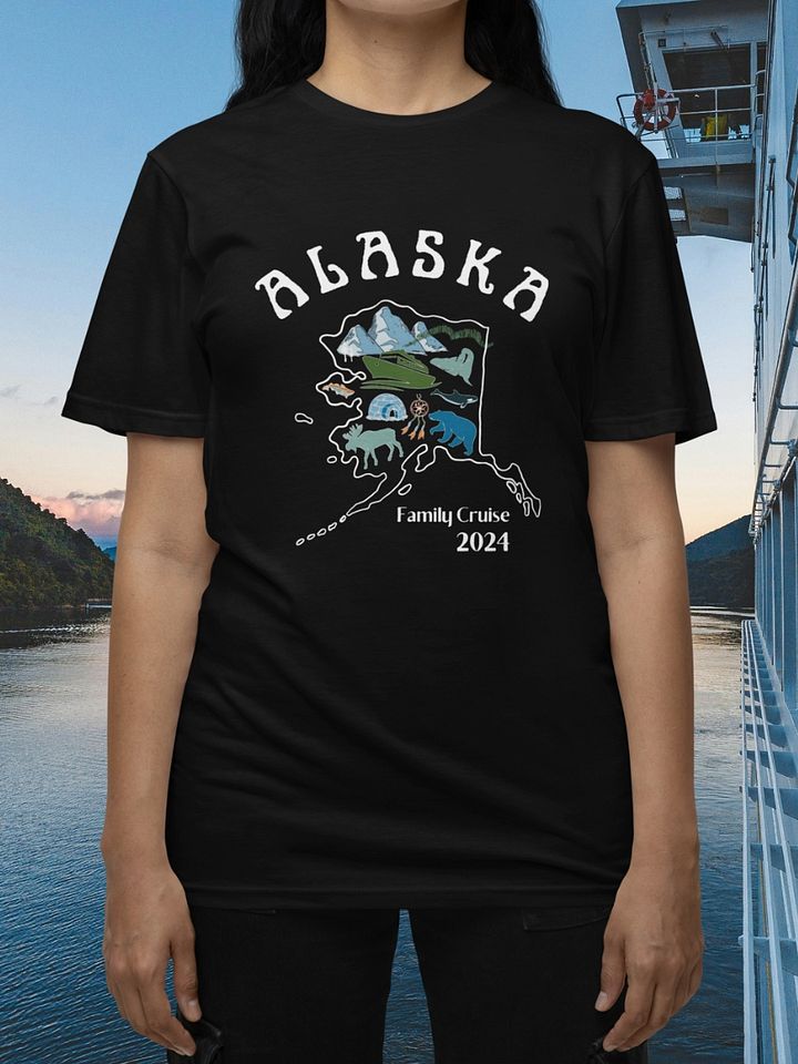Alaska Cruise Family Adult Matching Dark Shirts product image (1)