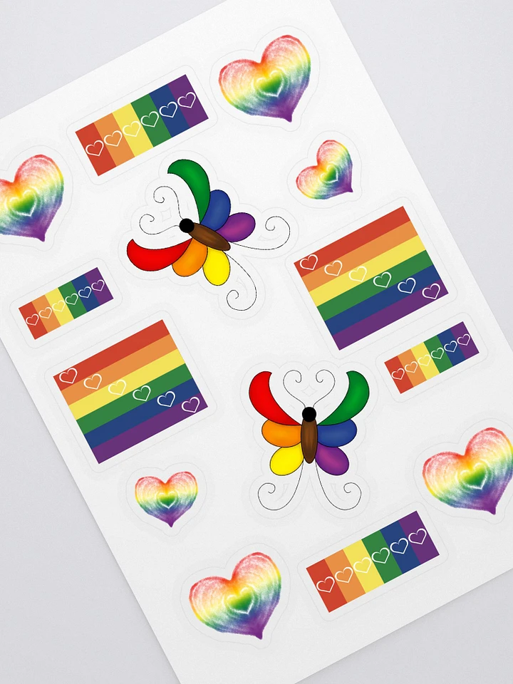 Rainbows and Butterflies! - Stickers product image (1)