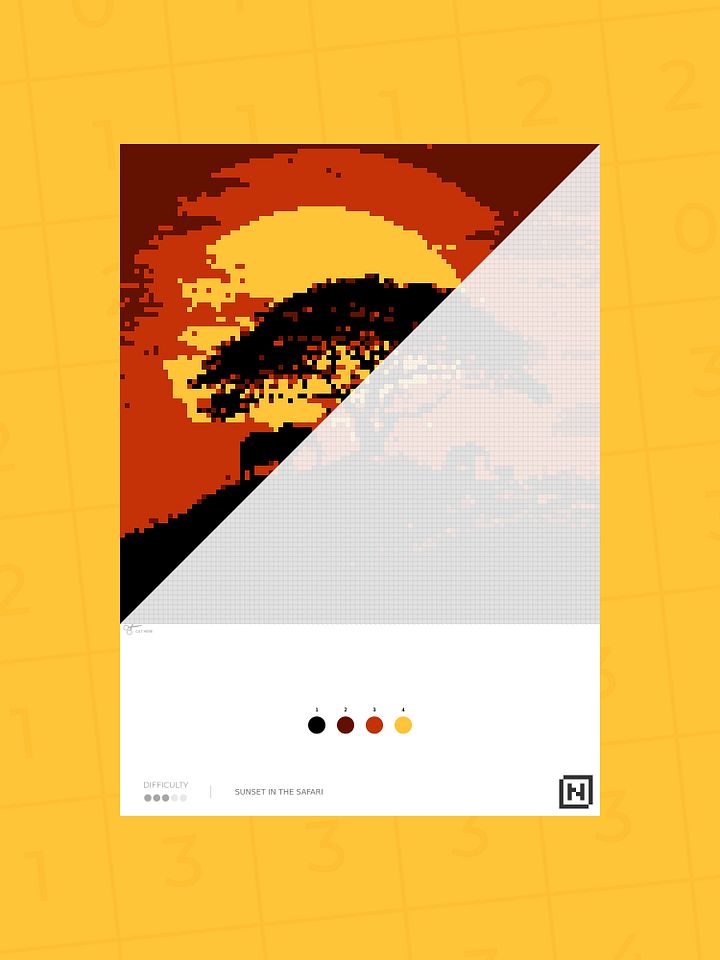 Sunset in the safari product image (2)