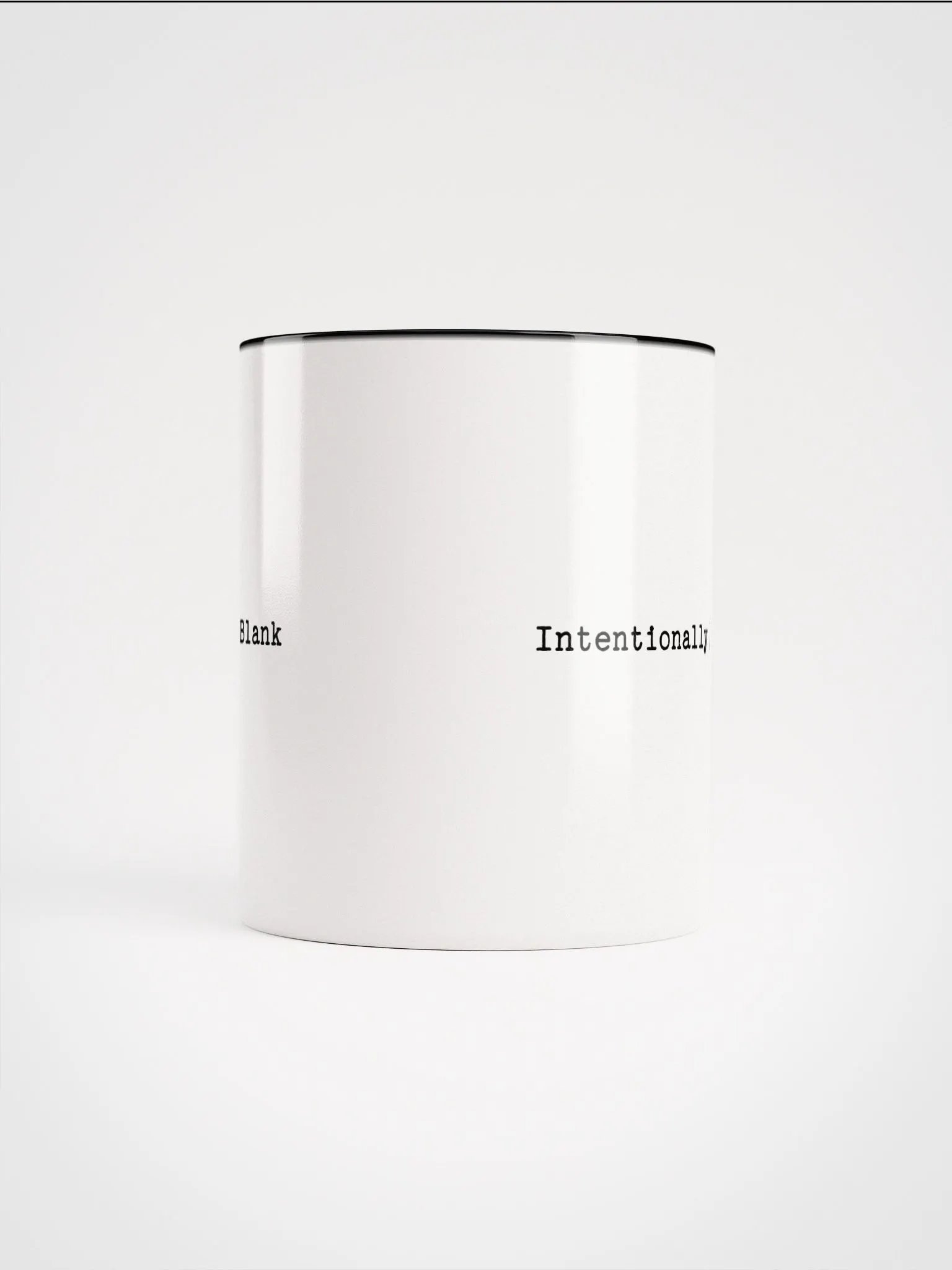 Intentionally Left Blank Accent Ceramic Mug product image (5)