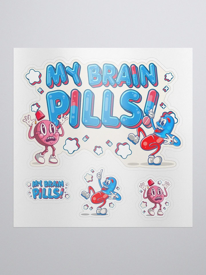 My Brain Pills! Stickers (Sheet 1) product image (1)