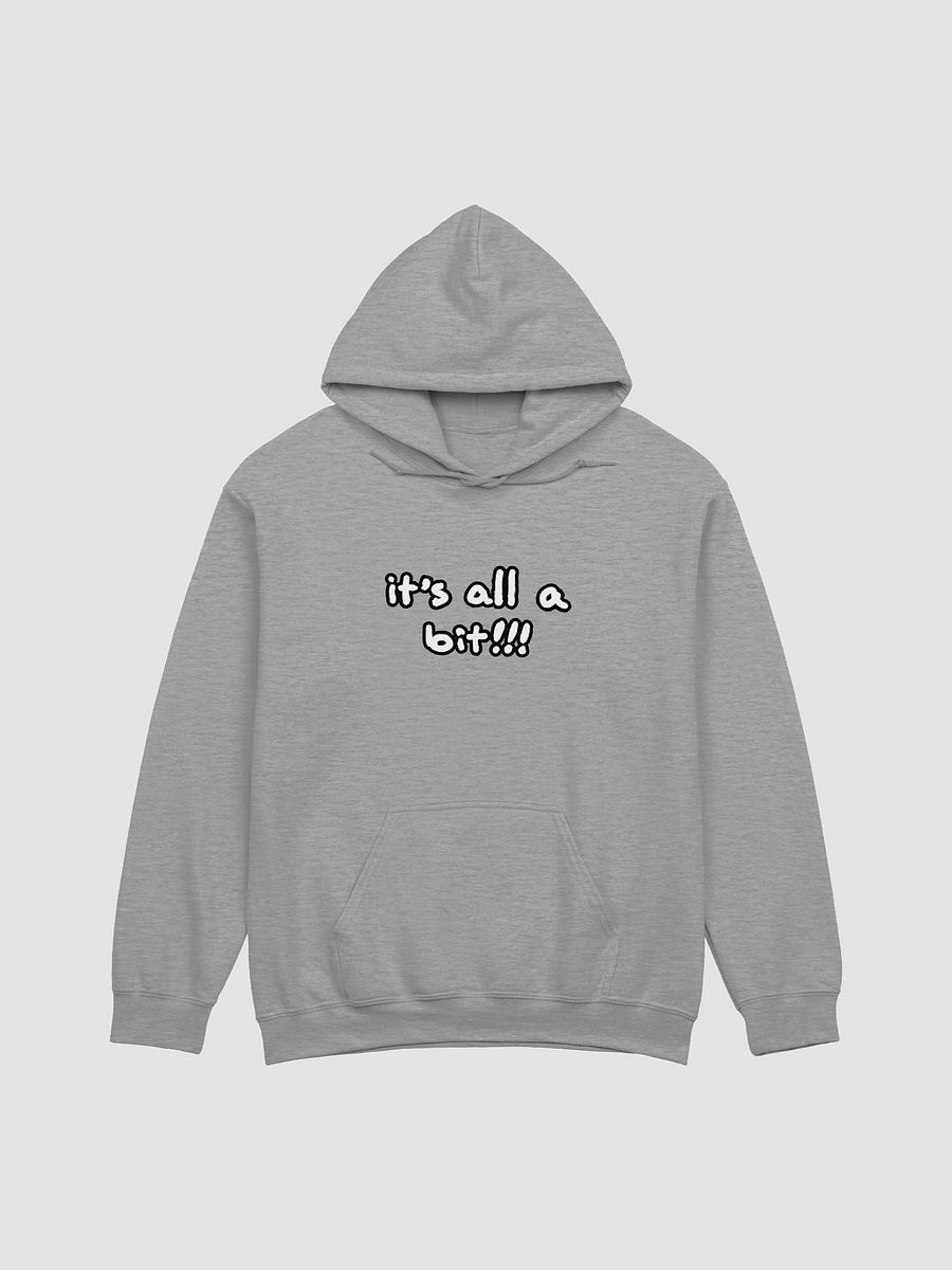 “It’s all a bit!!!” (lined design) classic hoodie product image (2)