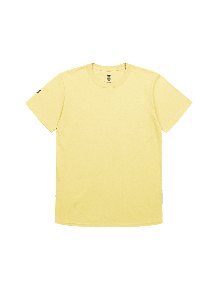 Relaxed Fit Lightweight Lucky Pineapple® Minimalist Sleeve Solid Color Unisex T-Shirt (White & Light Colors) product image (85)