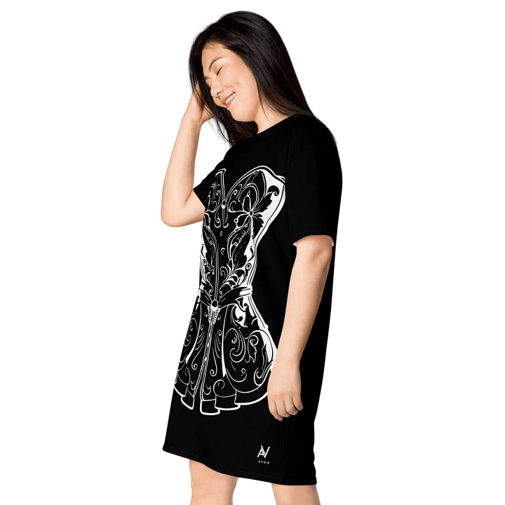 AVOID Noir Corset T-Shirt Dress product image (2)