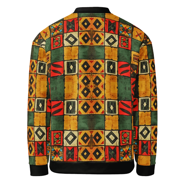 African Tribal Fusion All-Over Bomber Jacket product image (2)