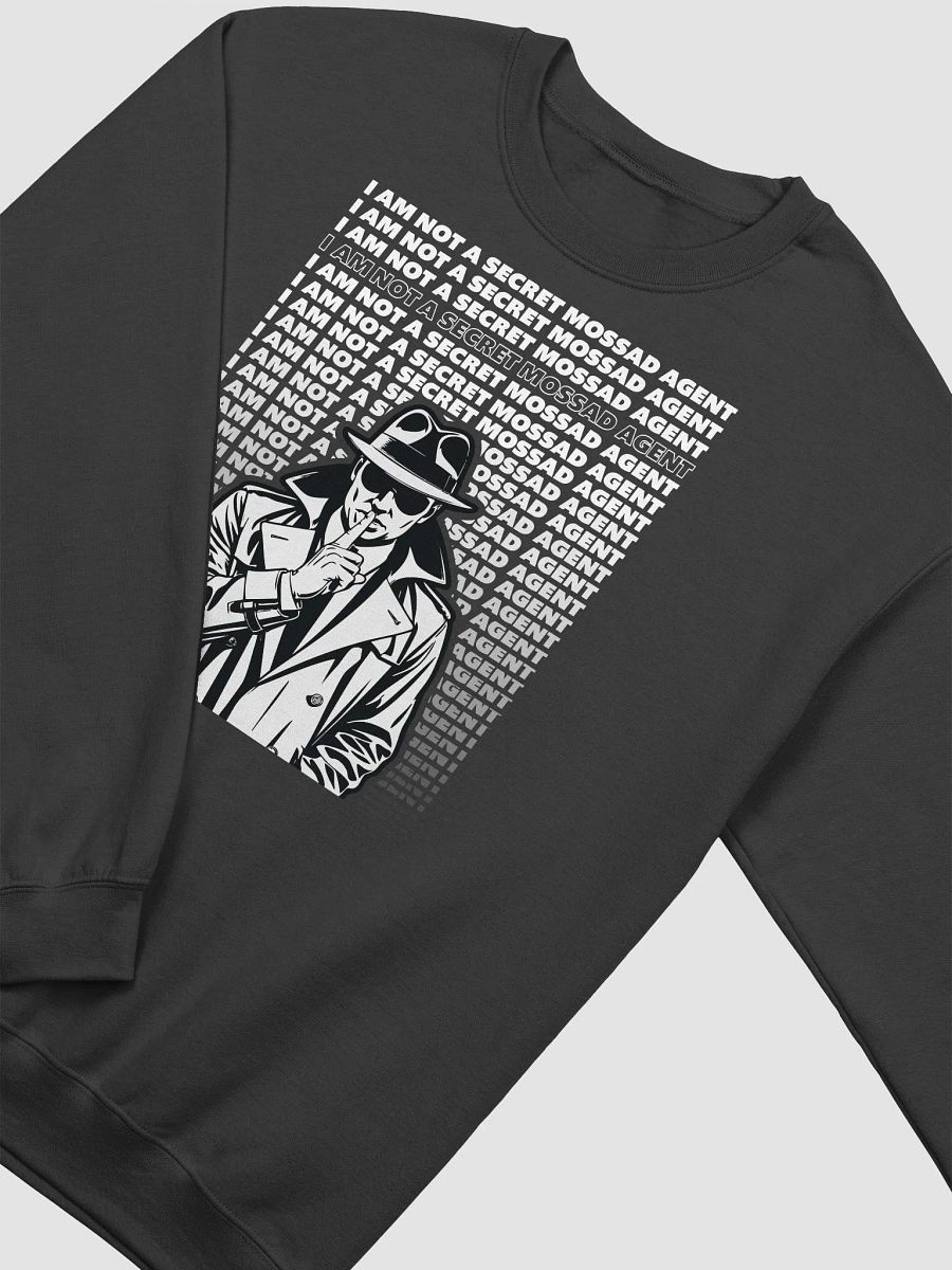 Secret Mossad Man Crewneck Sweatshirt product image (3)