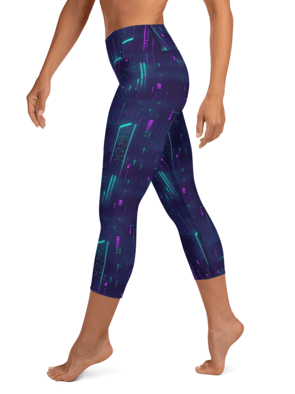 Neon City Yoga Capri Leggings product image (5)