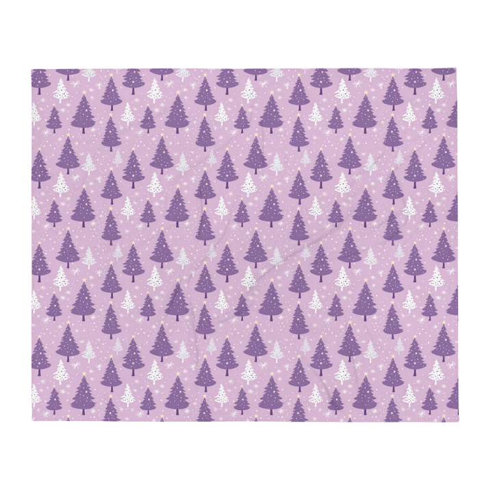 Purple Trees Blanket product image (1)