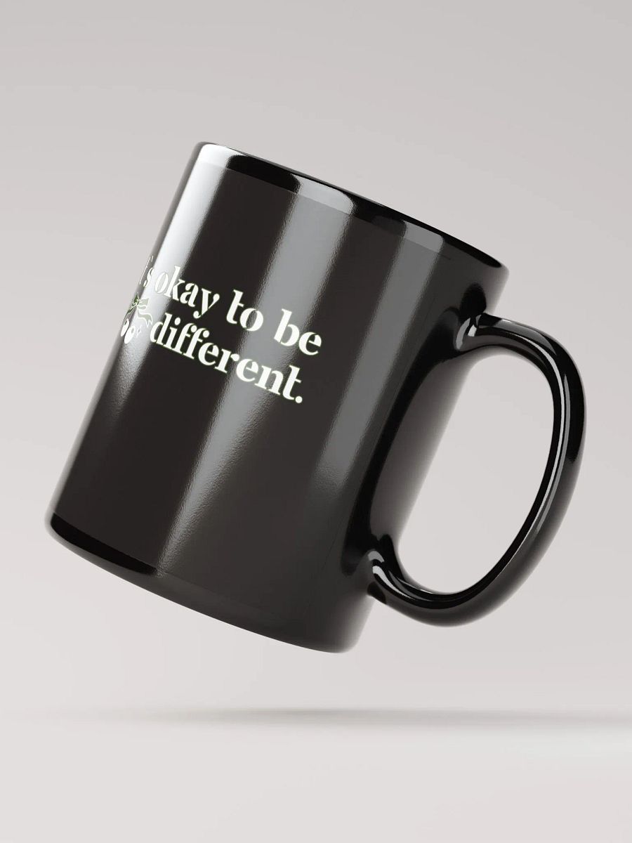 It`s Okay to Not Be Okay Black Glossy Mug product image (2)