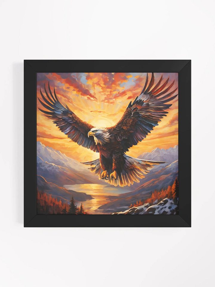 An eagle at sunrise product image (1)