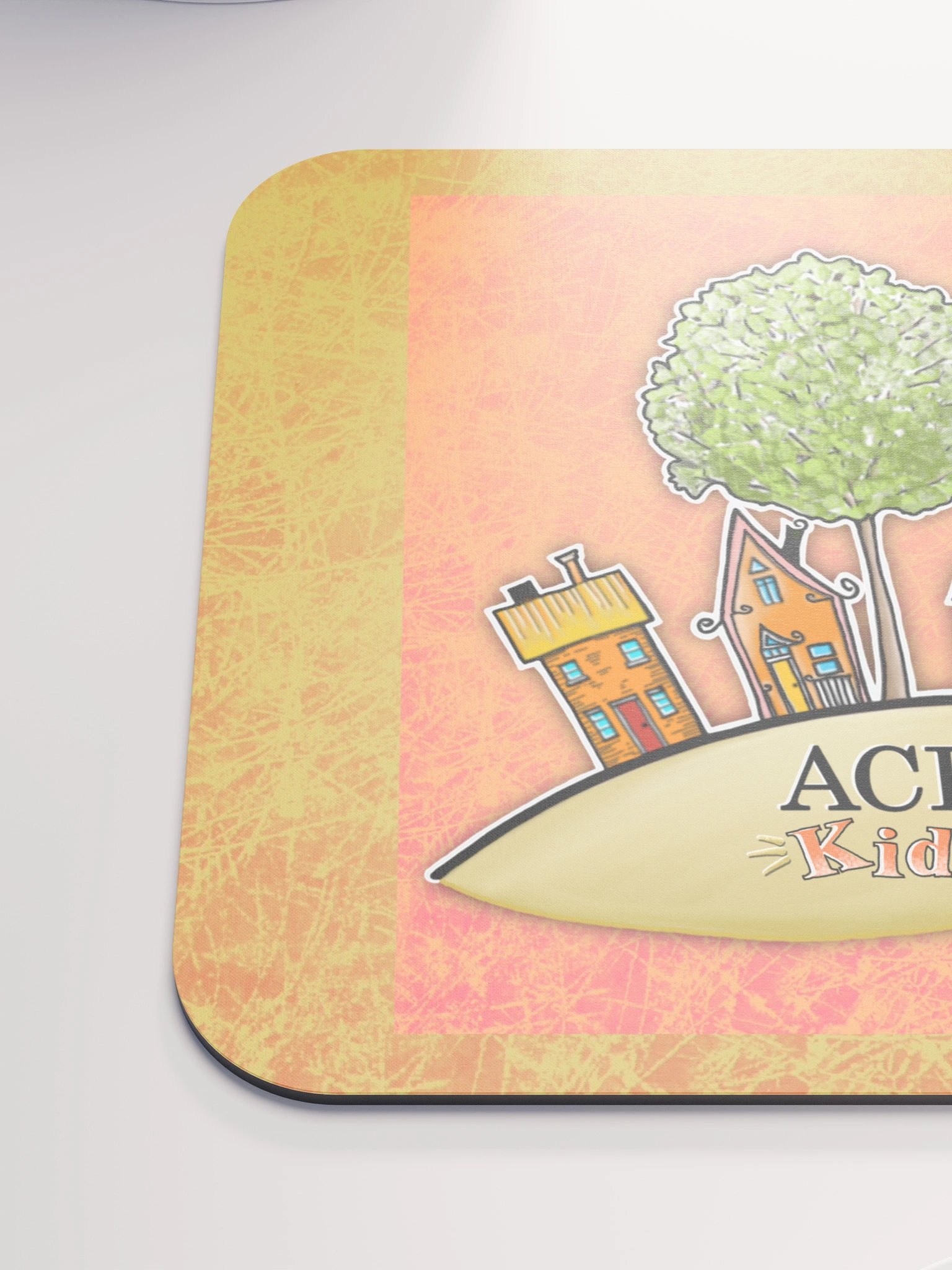 Whimsical ACFW KidLit House Mouse Pad Orange Background product image (6)