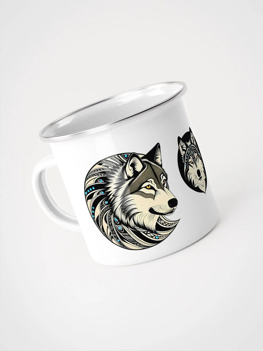 Timber Wolf Enamel Mug product image (3)