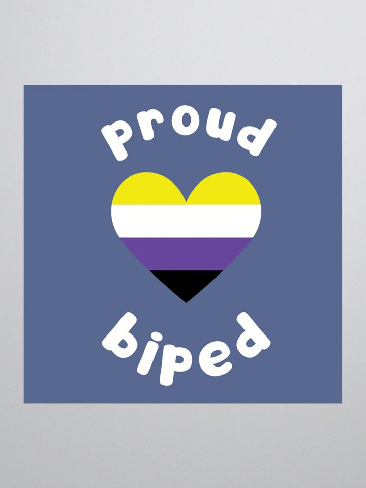 Proud Biped Sticker - NB product image (1)