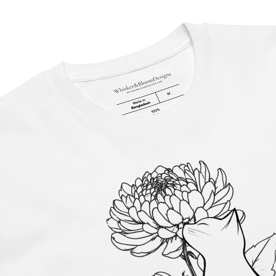 Chrysanthemum Cat Supreme Comfort Crew Neck T-Shirt product image (21)