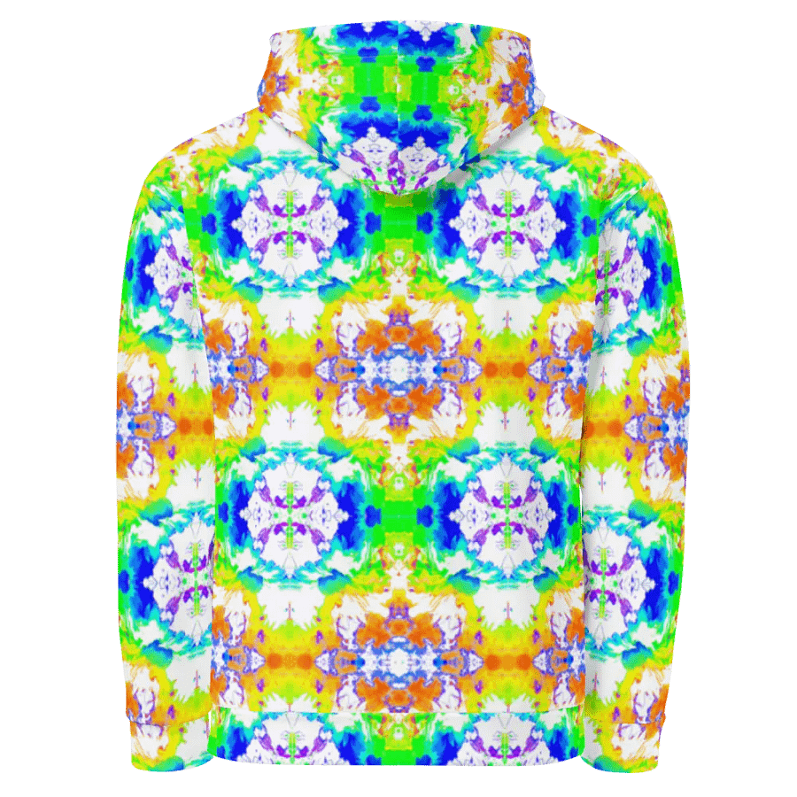 Abstract Vibrant Melting Daisy Flower Unisex Hoodie product image (4)