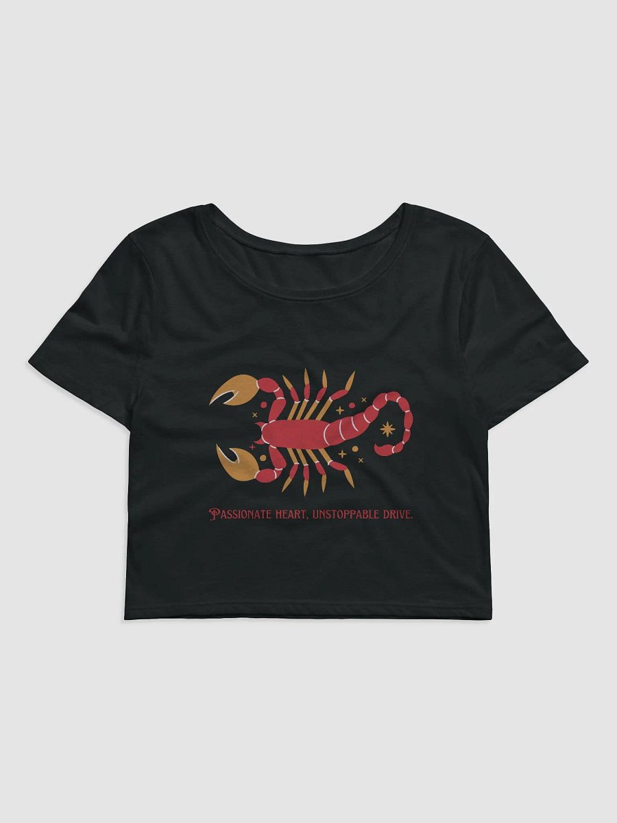 Scorpio Zodiac Crop Tee product image (1)