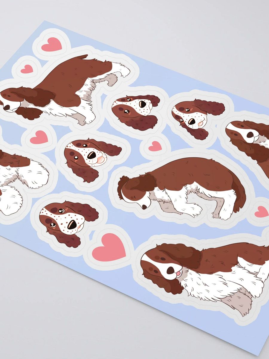 Playful English Cocker Spaniels Sticker Sheet product image (3)