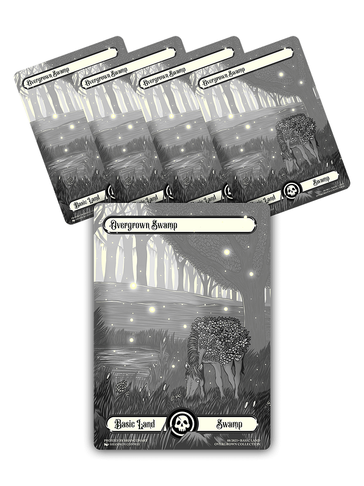 Overgrown Animal Basic Swamp Lands Proxy Set product image (1)