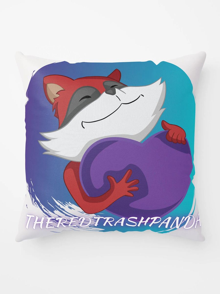Red Trash Panda Original Love Emote Pillow product image (5)