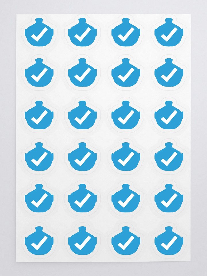 Important Poot Checkmark sticker sheet product image (1)