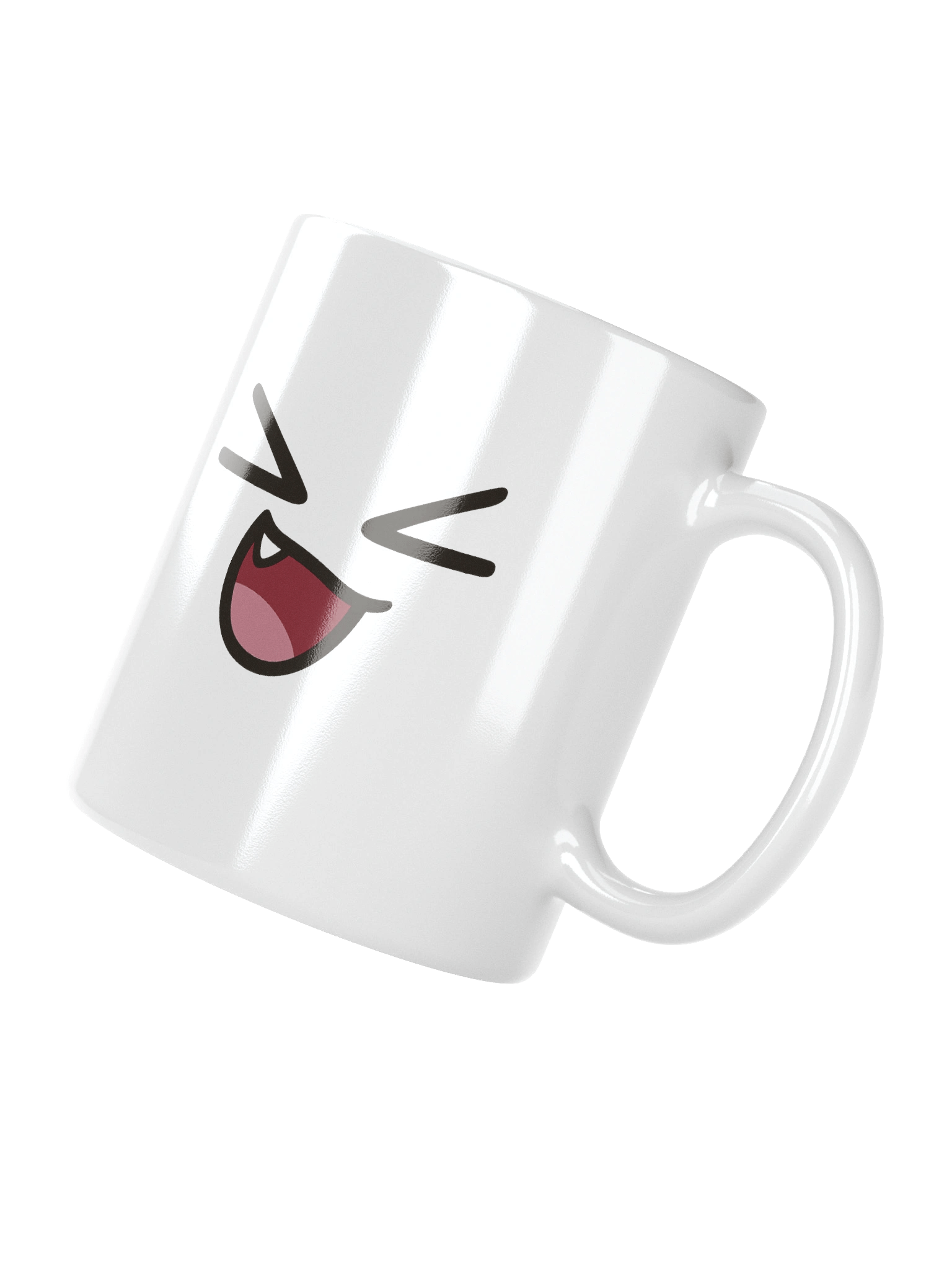 GiggleBlock Laughing Face Mug — Roblox Style Emote Cup product image (8)