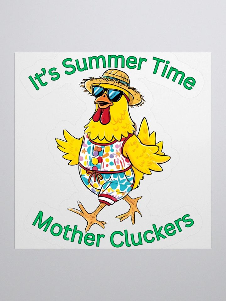 Summer Clucker Kiss Cut Stickers product image (2)